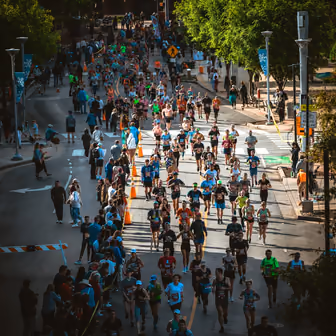 Coureurs de trail suivis par géolocalisation