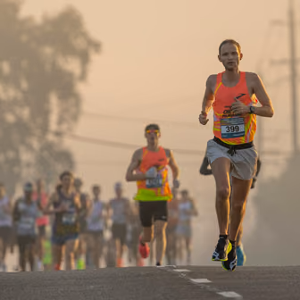 Coureurs en course lors d'un événement chronométré par ProTiming